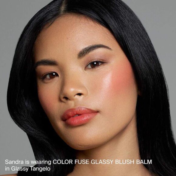 NIB ✅ Haus Labs #GLASSY TANGELO Color Fuse Glassy Blush Balm Stick ✨ NIB - Picture 5 of 10